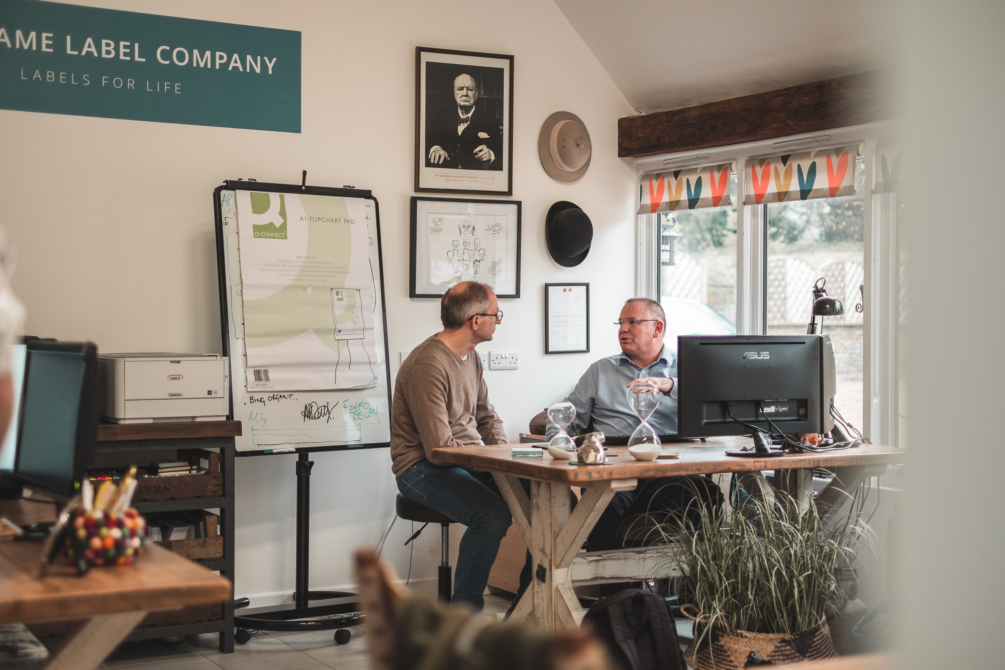 Go Climate Positive Meeting with Named Label Company