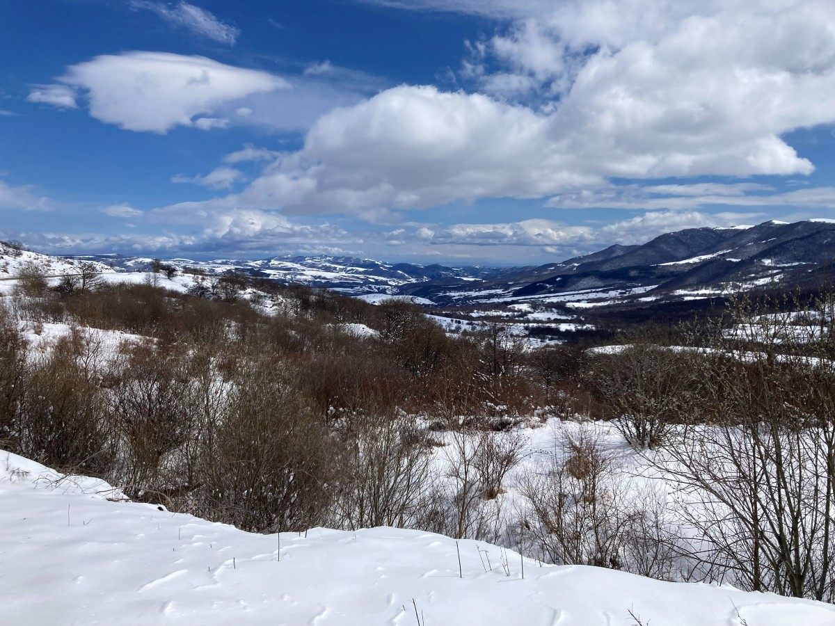 Through Georgia’s beautiful snowy mountains