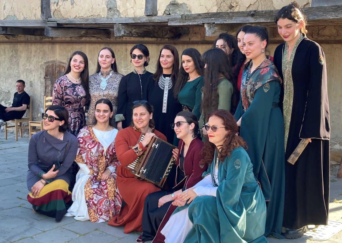 The Georgian polyphonic choir, Ialoni, meaning sunrise