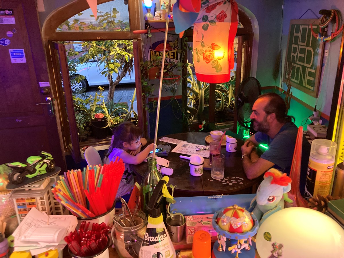 Inside the art at Carpe Diem Café