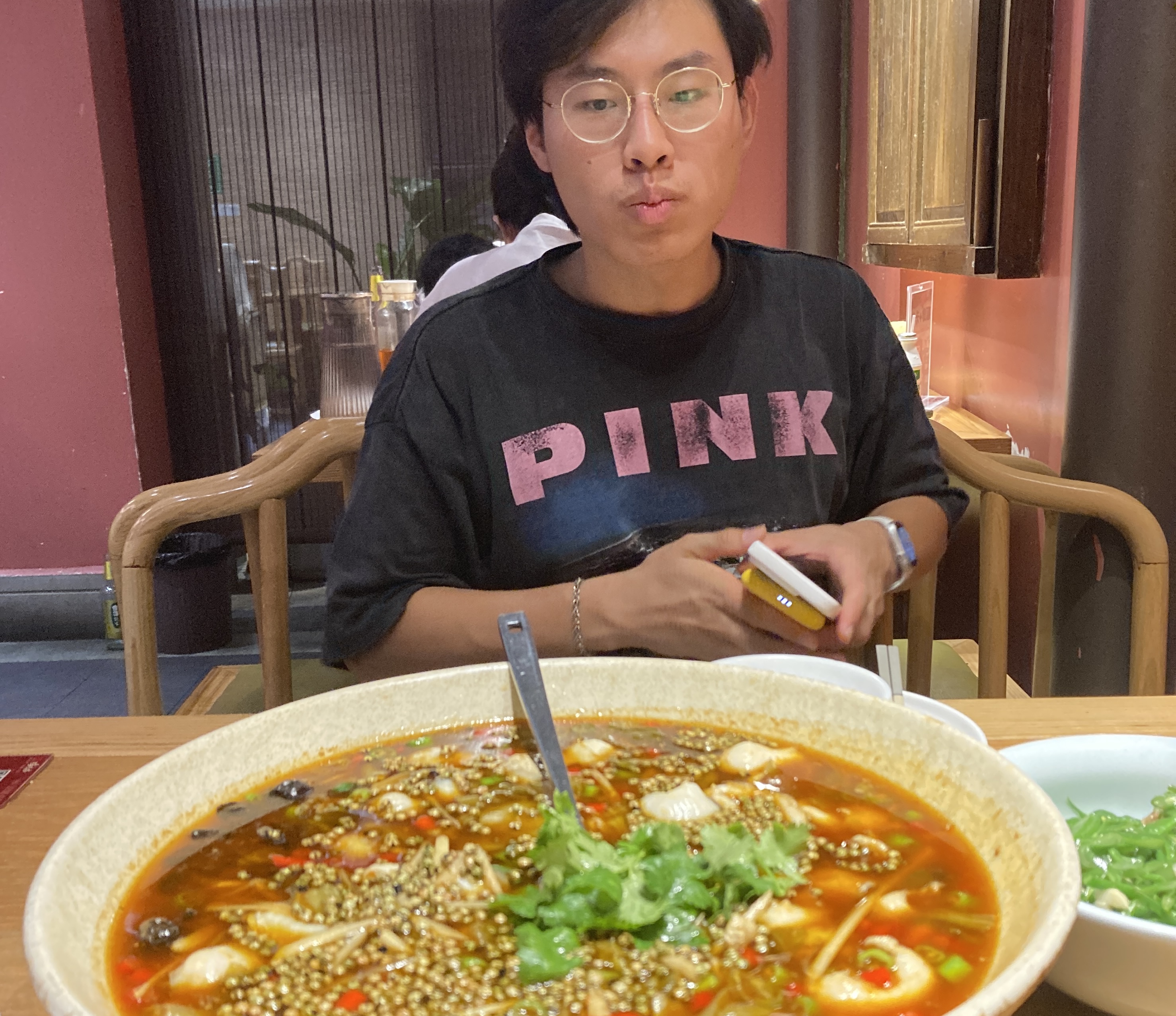 Shuai and the biggest dish of my life